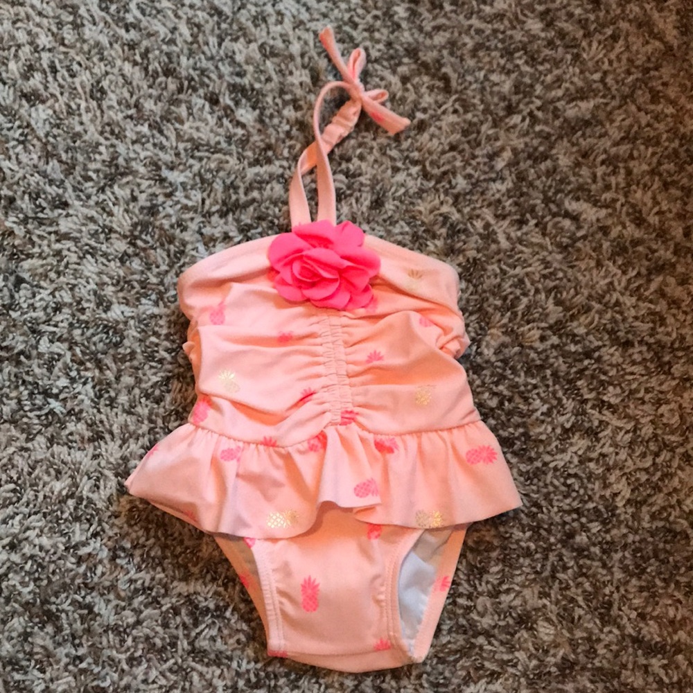 Janie and Jack Pineapple Swimsuit
